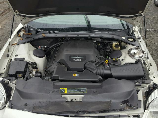 1FAHP69AX5Y107763 - 2005 FORD THUNDERBIR CREAM photo 7