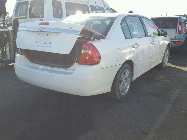 1G1ZT51F66F175205 - 2006 CHEVROLET MALIBU LT WHITE photo 4