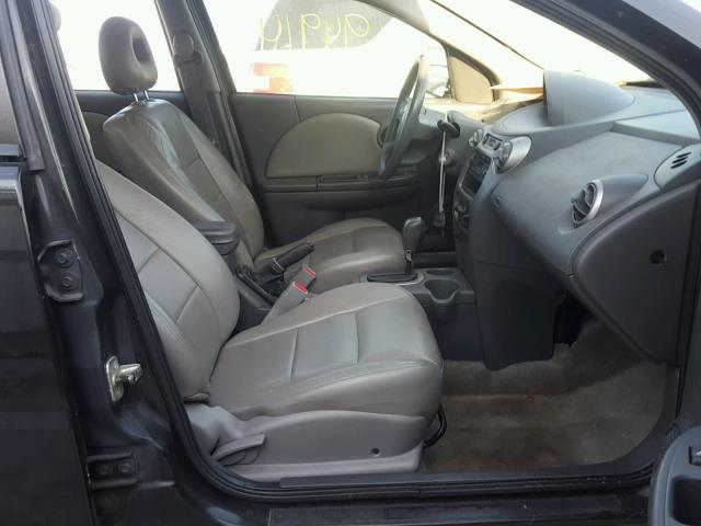 1G8AJ52F45Z137827 - 2005 SATURN ION LEVEL BLACK photo 5