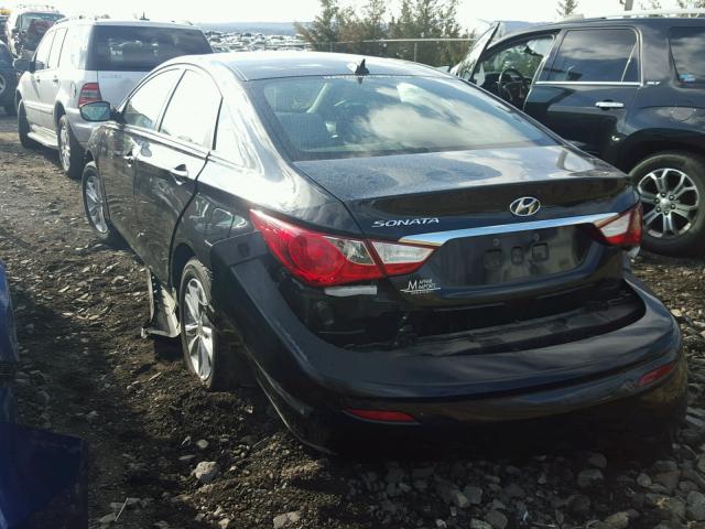 5NPEB4AC4DH705893 - 2013 HYUNDAI SONATA GLS BLACK photo 3