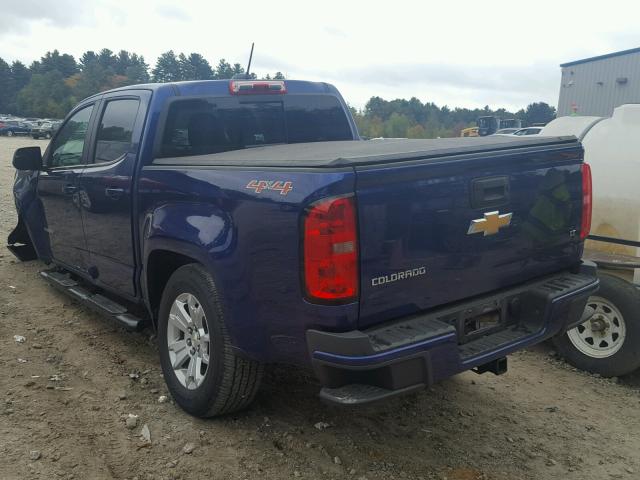 1GCGTCE35G1352151 - 2016 CHEVROLET COLORADO L BLUE photo 3