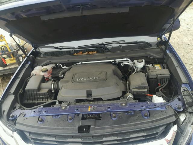 1GCGTCE35G1352151 - 2016 CHEVROLET COLORADO L BLUE photo 7