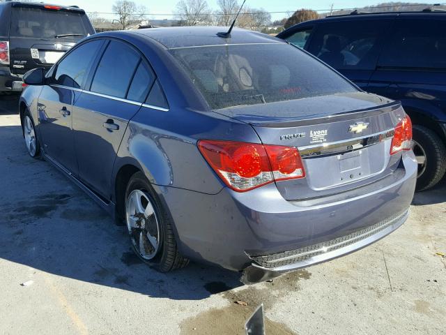 1G1PC5SB4D7246282 - 2013 CHEVROLET CRUZE LT GRAY photo 3