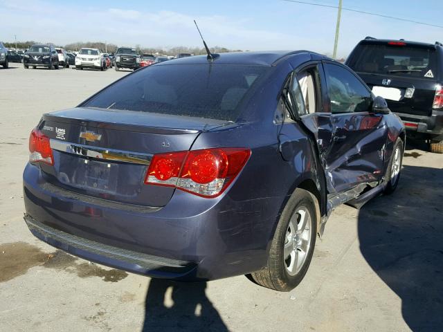 1G1PC5SB4D7246282 - 2013 CHEVROLET CRUZE LT GRAY photo 4