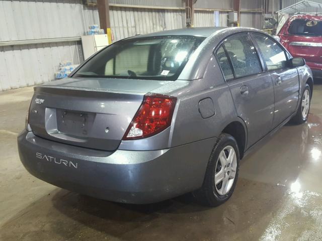 1G8AJ55F96Z112189 - 2006 SATURN ION LEVEL GRAY photo 4