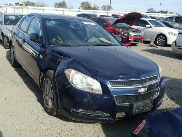 1G1ZG57B484234842 - 2008 CHEVROLET MALIBU LS BLUE photo 1