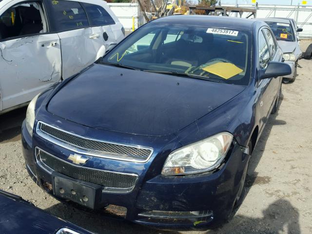 1G1ZG57B484234842 - 2008 CHEVROLET MALIBU LS BLUE photo 2