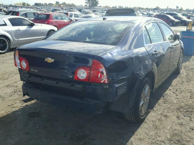 1G1ZG57B484234842 - 2008 CHEVROLET MALIBU LS BLUE photo 4