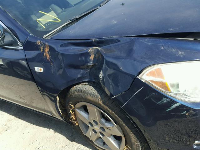 1G1ZG57B484234842 - 2008 CHEVROLET MALIBU LS 蓝色 照片 9