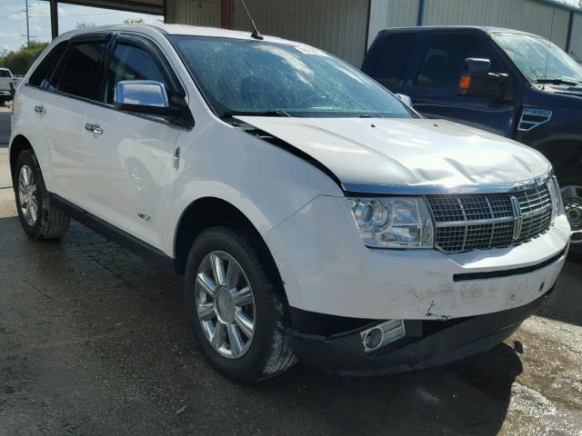 2LMDU68C39BJ05845 - 2009 LINCOLN MKX WHITE photo 1