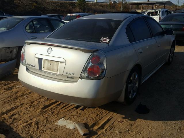 1N4AL11D06C142283 - 2006 NISSAN ALTIMA S SILVER photo 4