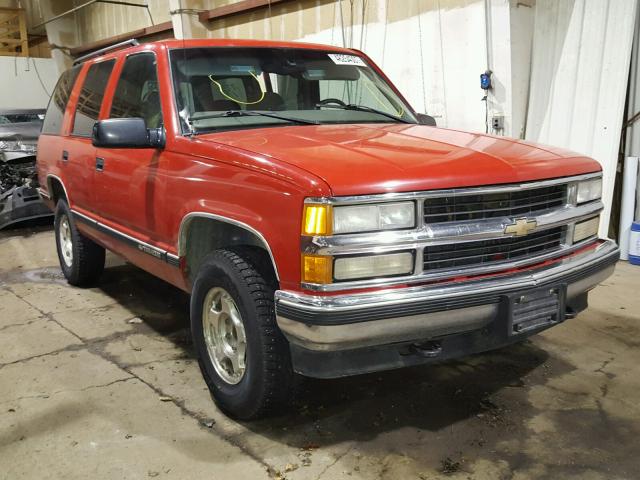 1GNEK13R8XJ535119 - 1999 CHEVROLET TAHOE K150 RED photo 1