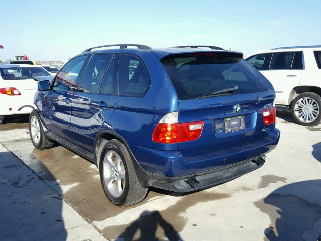 WBAFA535X1LM86969 - 2001 BMW X5 3.0I BLUE photo 3