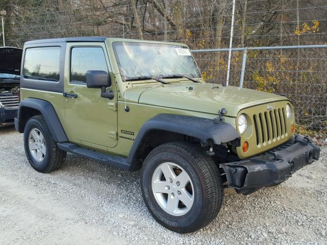 1C4AJWAG9DL657819 - 2013 JEEP WRANGLER S GREEN photo 1