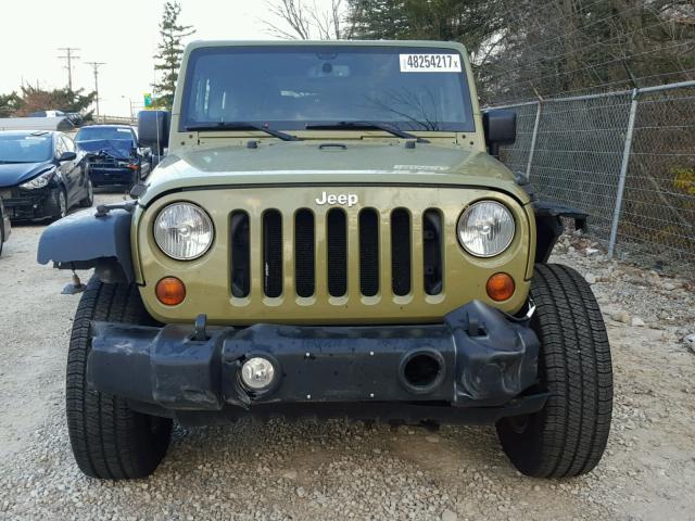 1C4AJWAG9DL657819 - 2013 JEEP WRANGLER S GREEN photo 9