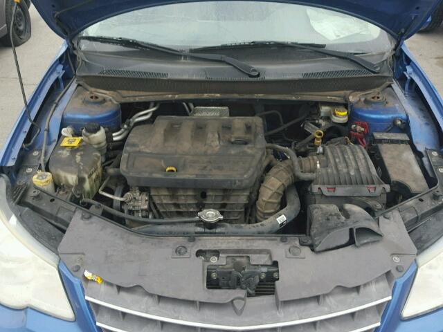 1C3LC46K77N516328 - 2007 CHRYSLER SEBRING BLUE photo 7