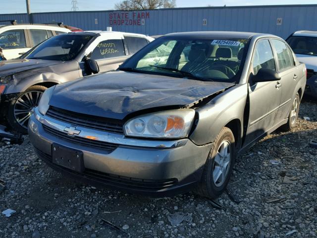 1G1ZT52885F335566 - 2005 CHEVROLET MALIBU LS ნაცრისფერი ფოტო 2