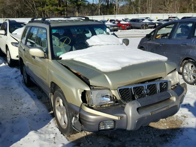 JF1SF65502H720004 - 2002 SUBARU FORESTER S Ոսկեգույն լուսանկար 1