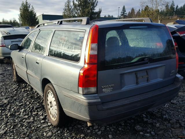 YV1SW58D611008475 - 2001 VOLVO V70 2.4T BLUE photo 3