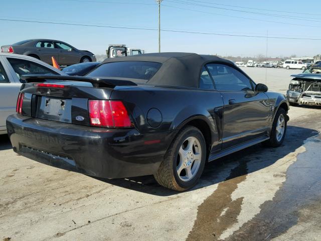 1FAFP44674F165080 - 2004 FORD MUSTANG BLACK photo 4