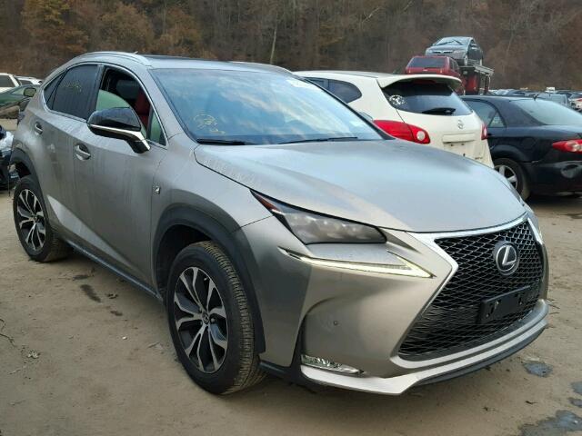 JTJBARBZ8F2017869 - 2015 LEXUS NX 200T GRAY photo 1