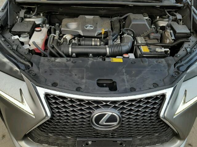 JTJBARBZ8F2017869 - 2015 LEXUS NX 200T GRAY photo 7