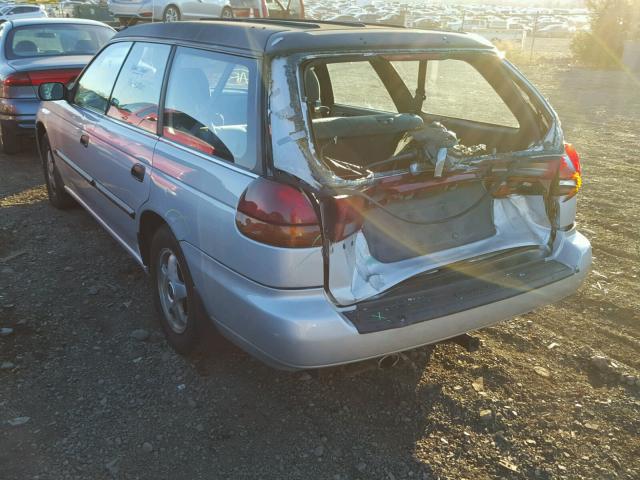 4S3BK4351T7935525 - 1996 SUBARU LEGACY L SILVER photo 3