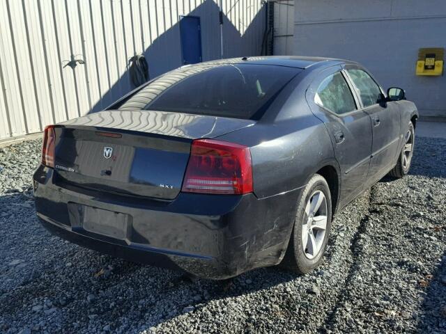 2B3KA43G86H513301 - 2006 DODGE CHARGER SE BLACK photo 4