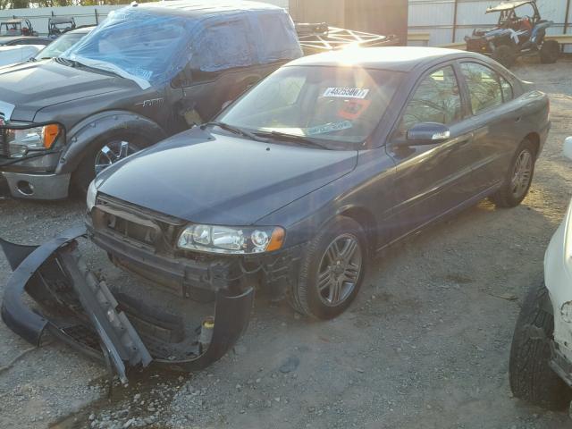 YV1RS592282690637 - 2008 VOLVO S60 2.5T BLUE photo 2