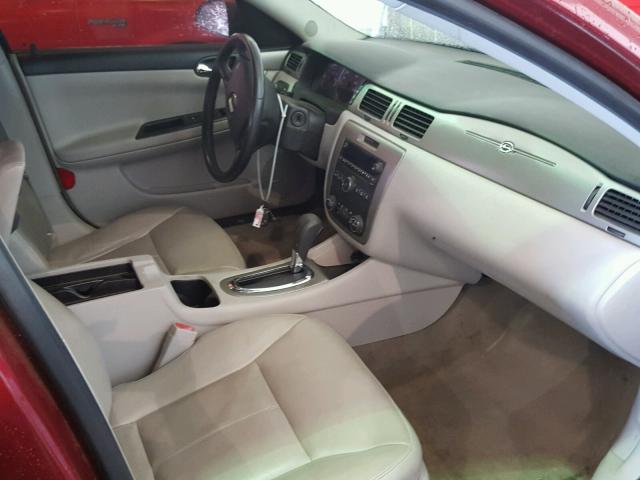 2G1WD58C689288689 - 2008 CHEVROLET IMPALA SUP MAROON photo 5