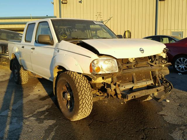 1N6ED27T84C472616 - 2004 NISSAN FRONTIER C WHITE photo 1