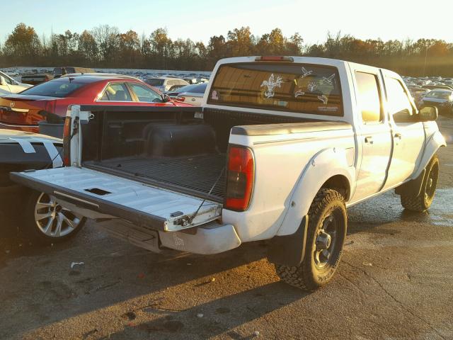 1N6ED27T84C472616 - 2004 NISSAN FRONTIER C WHITE photo 4