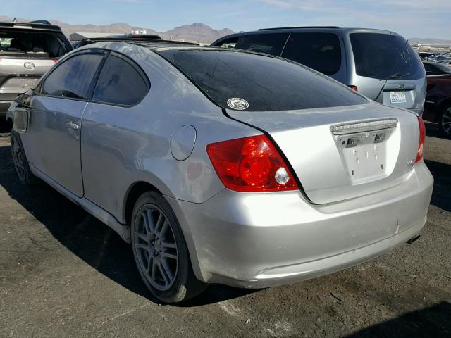 JTKDE177160103943 - 2006 TOYOTA SCION TC SILVER photo 3