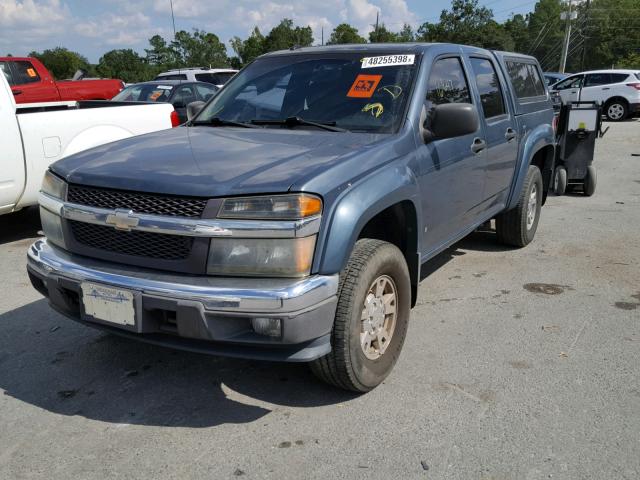 1GCDS13E278167741 - 2007 CHEVROLET COLORADO TURQUOISE photo 2