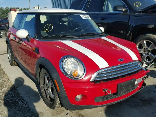 WMWMF3C52ATZ25675 - 2010 MINI COOPER RED photo 1