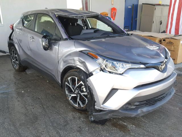 JTNKHMBX8K1012375 - 2019 TOYOTA C-HR XLE GRAY photo 1