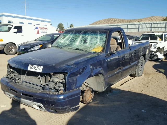 3GCEC14X96G253218 - 2006 CHEVROLET SILVERADO BLUE photo 2