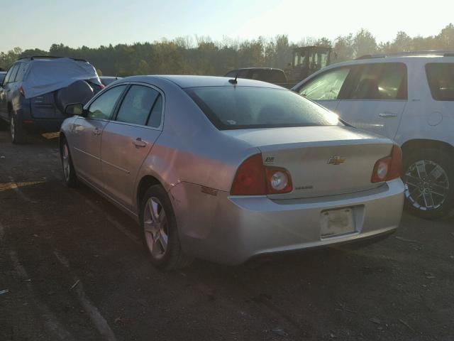 1G1ZB5E14BF272186 - 2011 CHEVROLET MALIBU LS ვერცხლისფერი ფოტო 3