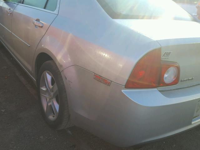 1G1ZB5E14BF272186 - 2011 CHEVROLET MALIBU LS ვერცხლისფერი ფოტო 9