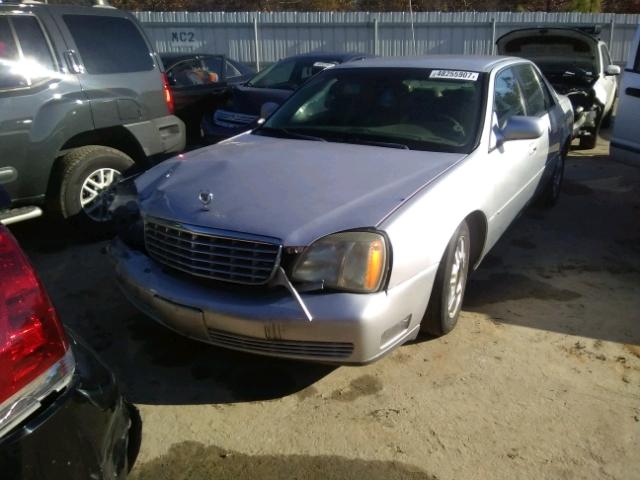 1G6KD54Y13U175318 - 2003 CADILLAC DEVILLE GRAY photo 2