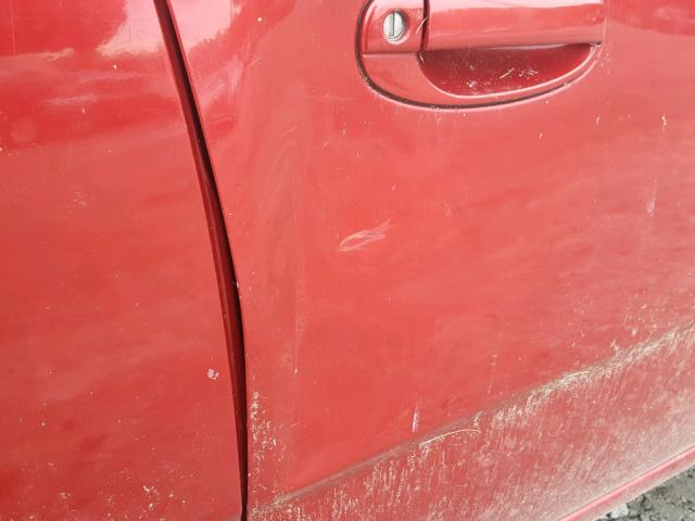 KL1TD66678B236104 - 2008 CHEVROLET AVEO BASE Czerwony zdjęcie 9