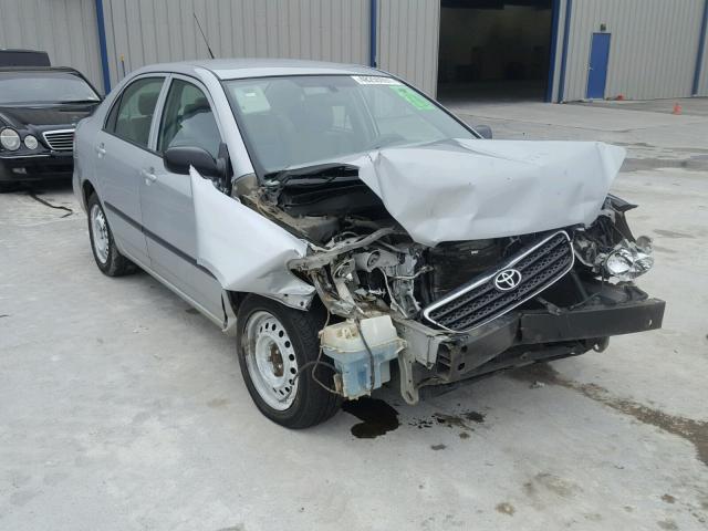 2T1BR32E38C919288 - 2008 TOYOTA COROLLA CE SILVER photo 1