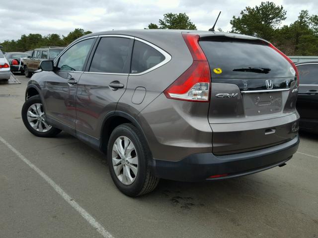 5J6RM4H59CL007092 - 2012 HONDA CR-V EX GRAY photo 3