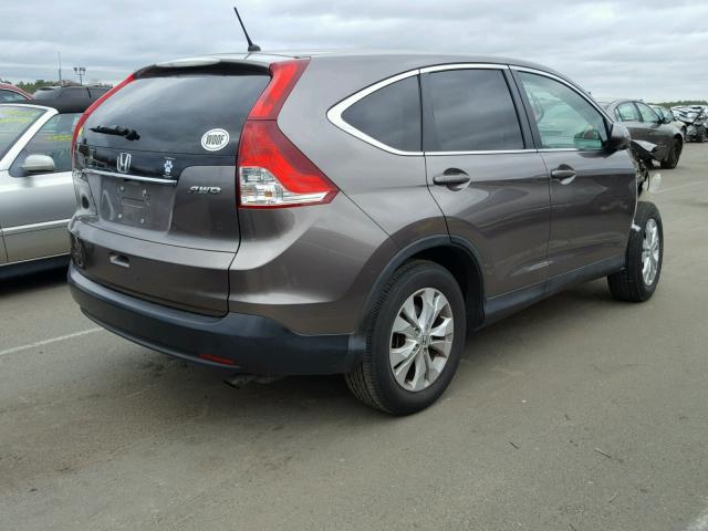5J6RM4H59CL007092 - 2012 HONDA CR-V EX GRAY photo 4