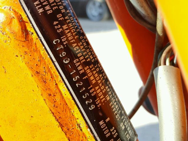 CT901521529 - 1974 HONDA UK ORANGE photo 10