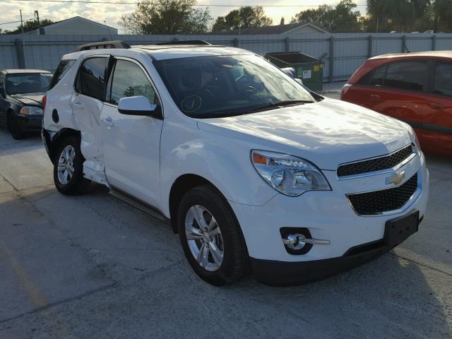 2GNALPEK1C6396098 - 2012 CHEVROLET EQUINOX LT WHITE photo 1