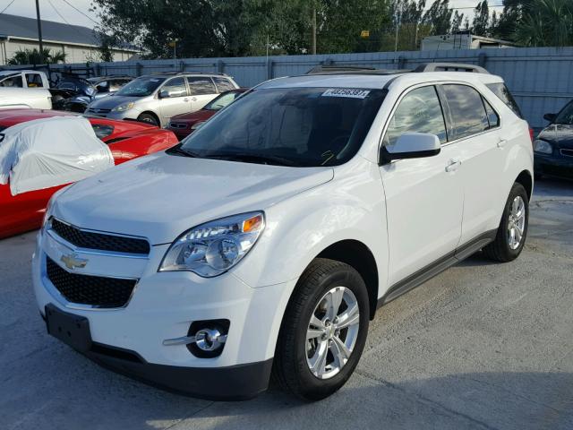 2GNALPEK1C6396098 - 2012 CHEVROLET EQUINOX LT WHITE photo 2