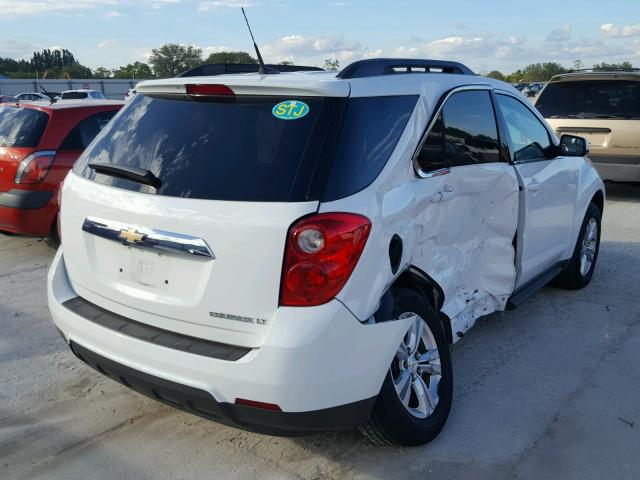 2GNALPEK1C6396098 - 2012 CHEVROLET EQUINOX LT WHITE photo 4