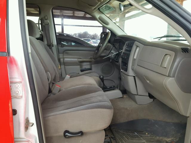 3D7KU28D84G223555 - 2004 DODGE RAM 2500 S RED photo 5