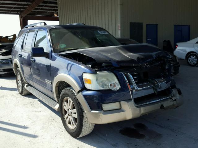 1FMEU64E36UB58557 - 2006 FORD EXPLORER E BLUE photo 1